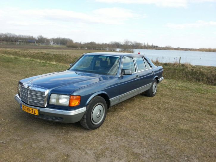 Mercedes S-Klasse 380 SEL AUT 1980 Blauw W126