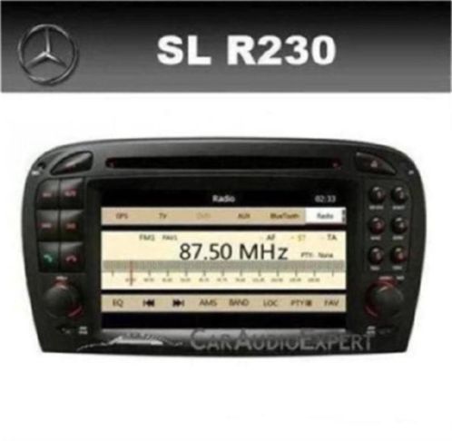 Mercedes SL R230 radio navigatie DVD Bluetooth USB Comand SD