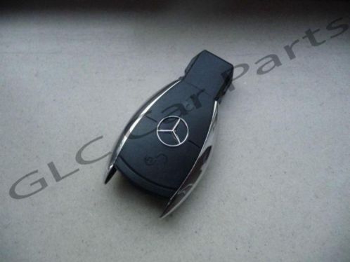 Mercedes sleutel smart  steek sleutel 3 knop (type chroom)