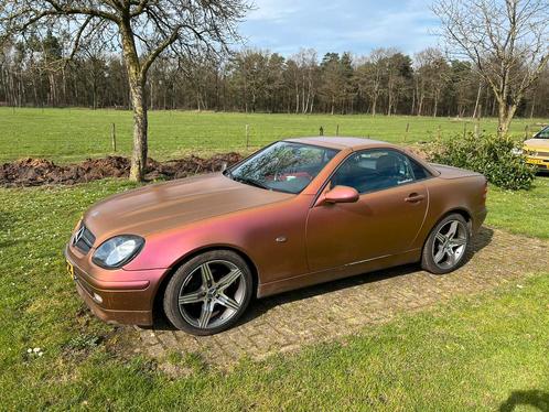 Mercedes SLK 230 AUT 1997 Grijs, op 3 cilinders werkend dak