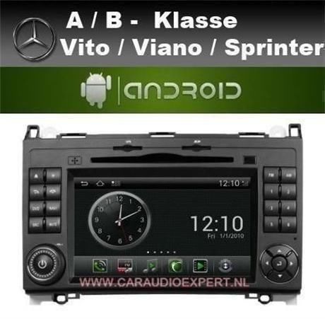 Mercedes vito viano sprinter navigatie Android gps radio DVD