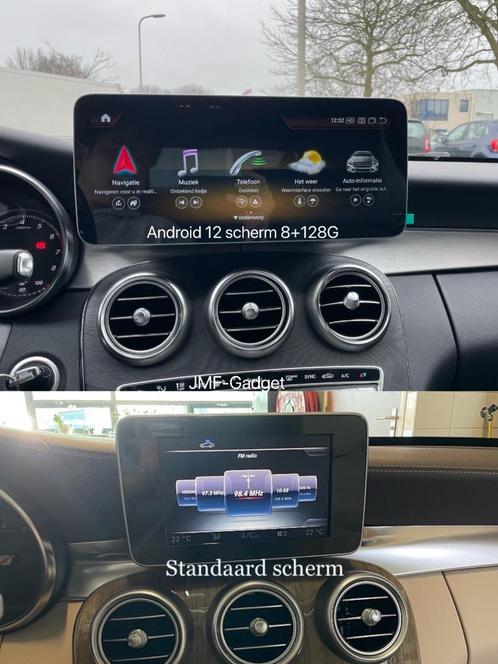 Mercedes W176 W117 W205 C205 W447 GLC 2023 Android 12 scherm