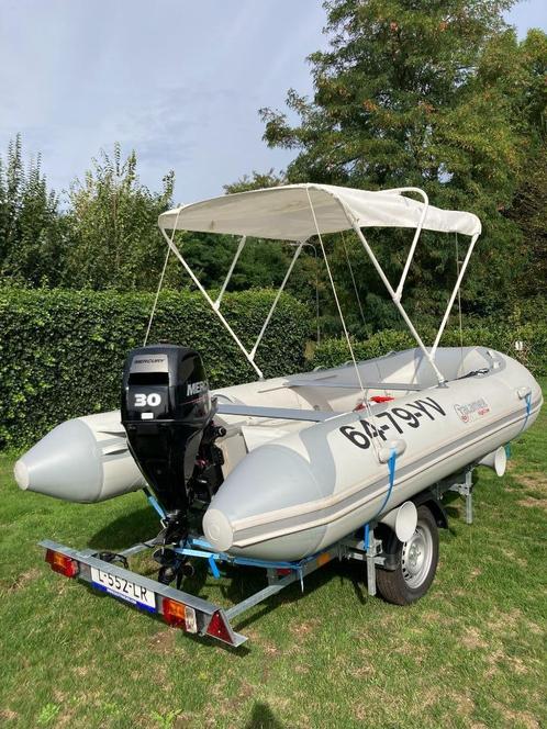 Mercury 30 PK Talamex rubberboot, ZGAN met veel accessoires