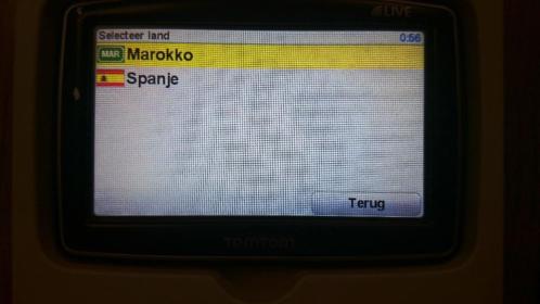 Met 2 GB Spanje, Marokko West  Centrale EU TomTom XL Live 