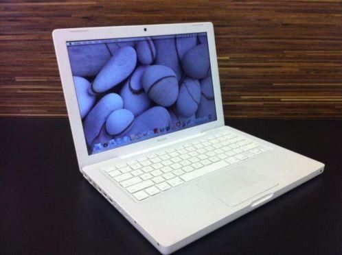 Met NIEUWE ACCU MacBook White 13 NIEUWSTE OS YosemiteOffice