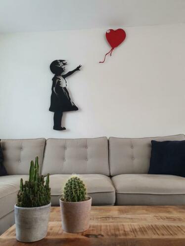 Metal Wall Art - Banksy Balloon Girl