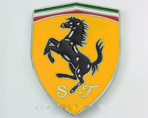 Metalen Ferrari emblemen embleen logo logos