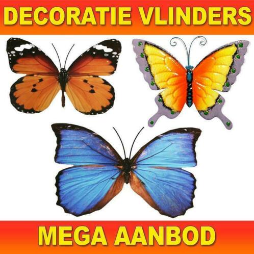 Metalen vlinders amp decoratie vlinders - Mega aanbod