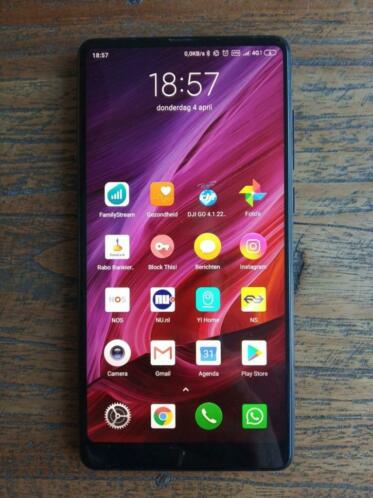 Mi Mix 2  Dual SIM  64 GB  Zwart  inclusief cases