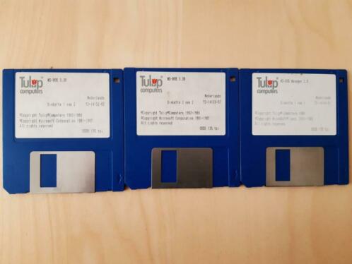 Microsft Windows en DOS - pure nostalgie op diskettes