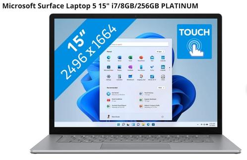 Microsoft Laptop 5, 15 inch, i7 Intel, 8GB, 256GB