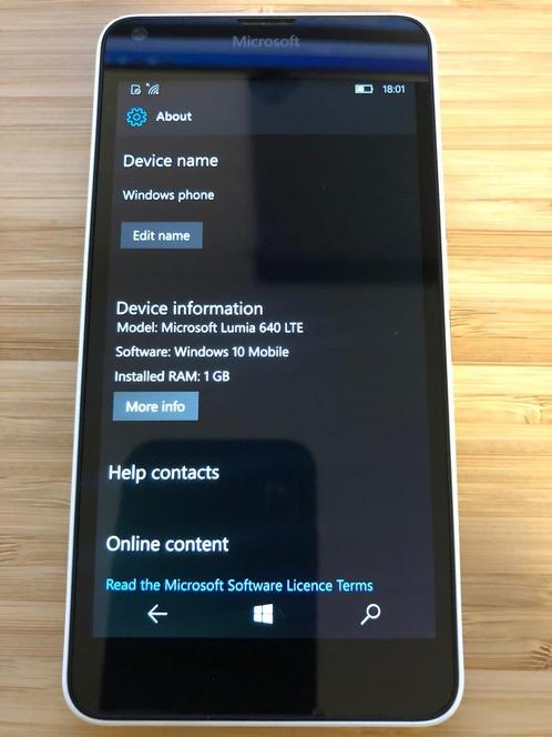 Microsoft Lumia 640 LTE met nieuwe accu