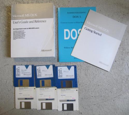 Microsoft Ms-Dos versie 5 amp 4.01