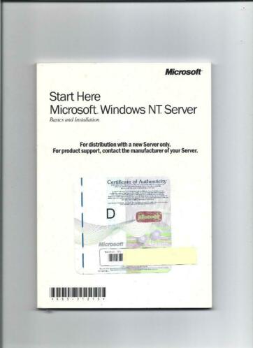 Microsoft NT Server engels
