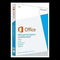 Microsoft office 2013 voor Thuisgebruik en zelfstandigen