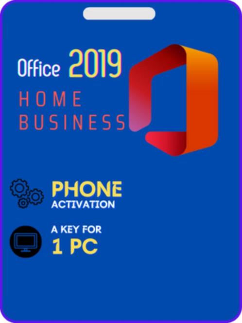 Microsoft Office 2019 Home en Business (telefonisch)