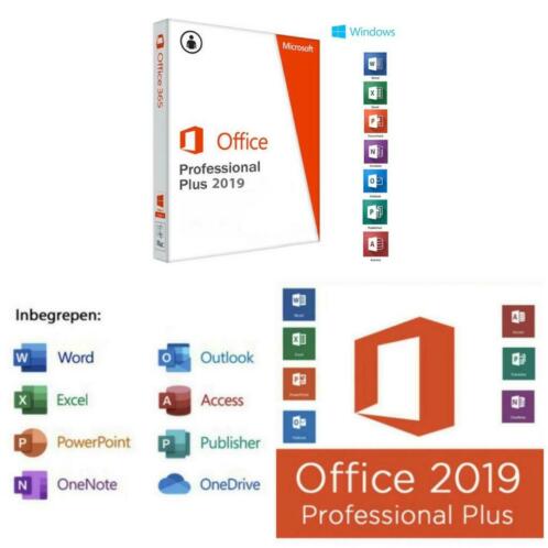Microsoft Office 2019 Pro Plus Licentie Key Code 3264 Bits