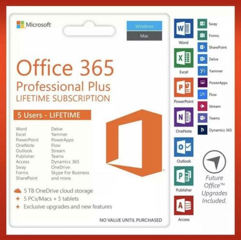 Microsoft Office 365 2019 2020 Pro Plus