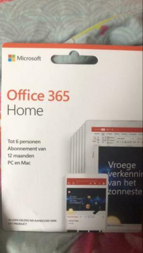 Microsoft Office 365 Home nieuw 