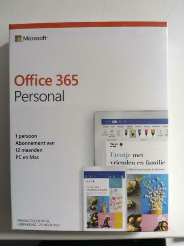 Microsoft Office 365 Personal Nieuw Ongeopend.