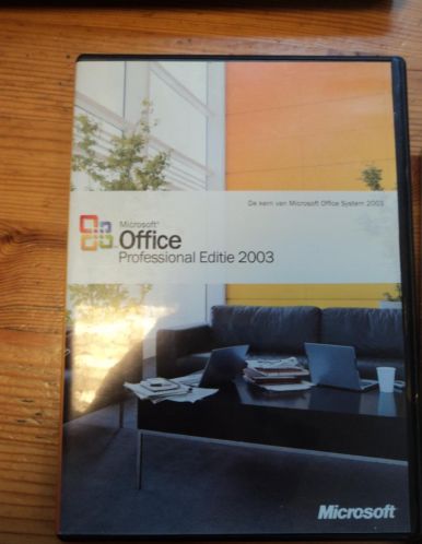 Microsoft Office Proffessional editie 2003