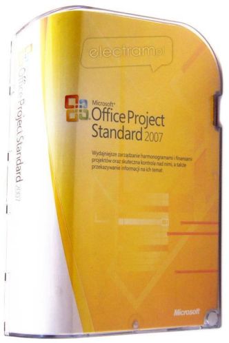 Microsoft Office Project Standard 2007 Orgineel Pakket