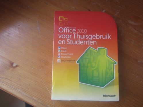 Microsoft office thuisgebruik en student 2010 te koop.