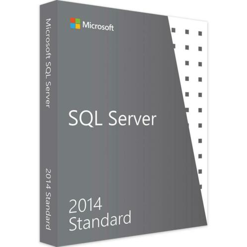 Microsoft SQL Server 2014 Standard - Nieuw amp Orgineel - Down