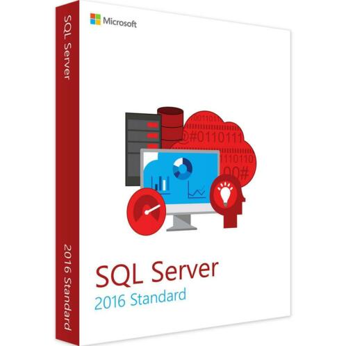 Microsoft SQL Server 2016 Standard (2 Core) - Nieuw amp Orgine