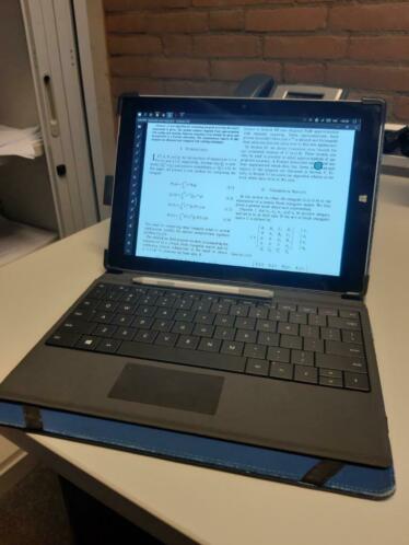 Microsoft Surface 3 (tablet  keyboard  pen)