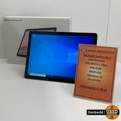 Microsoft Surface Go 2 64GB  4GB Wifi tablet  In doos  Me