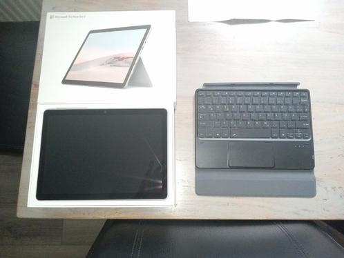 Microsoft Surface go 2 met toetsenbord pen en hoesje