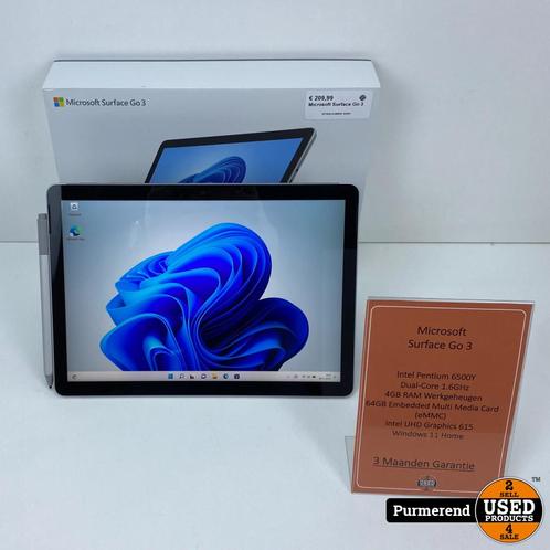 Microsoft Surface Go 3  Pentium 6500Y - 4GB - 64GB