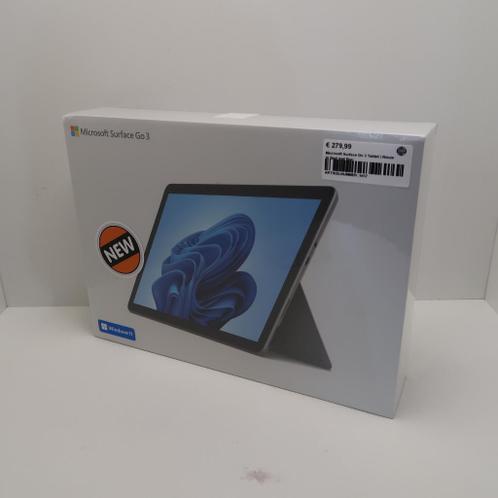 Microsoft Surface Go 3 Tablet  Nieuw in Seal met Bon