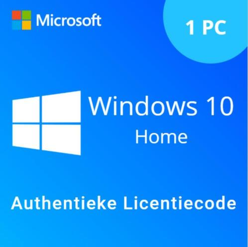 Microsoft Windows 10 Home  Licentiecode