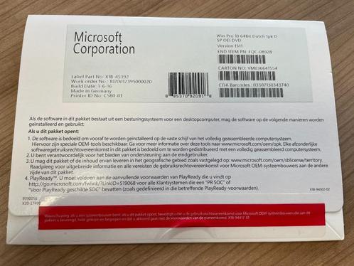 Microsoft Windows 1011 Professional 64bit Dutch licentie