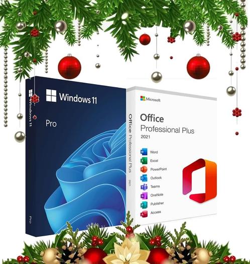 Microsoft Windows 11  Office 2021 Pakket  Kerst aanbieding