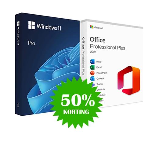 Microsoft Windows 11 Pro  Office 2021 pakket  Aanbieding