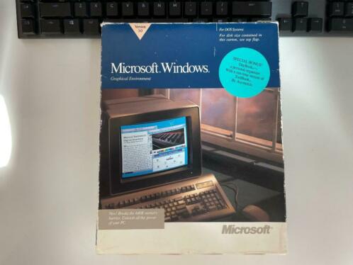 Microsoft Windows 3.0 EN in doos
