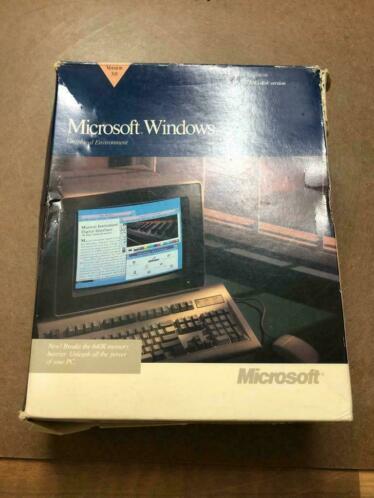Microsoft Windows 3.0 Engels 3.5034 (720K) disk version.
