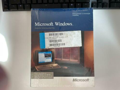 Microsoft Windows 3.0 NL nieuw in doos