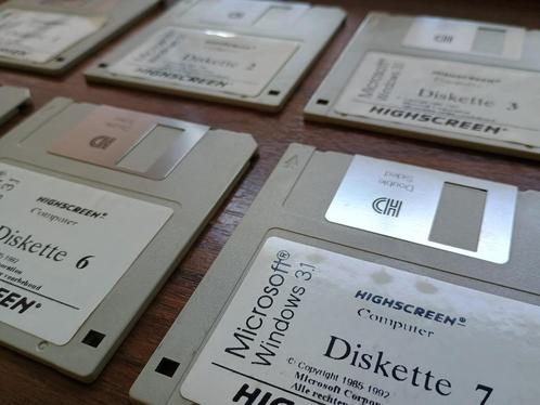 Microsoft windows 3.1 diskette bundel
