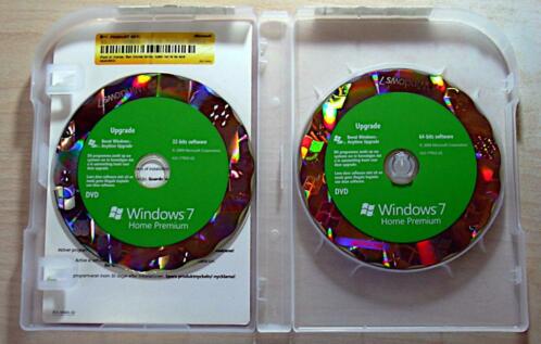 Microsoft Windows 7 Home Premium Upgrade 32 en 64 bits