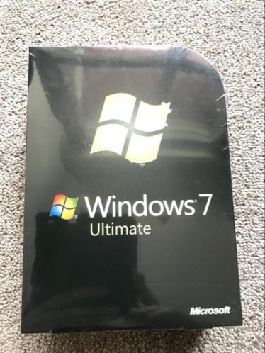 Microsoft Windows 7 Ultimate Retail nieuw in plastic seal