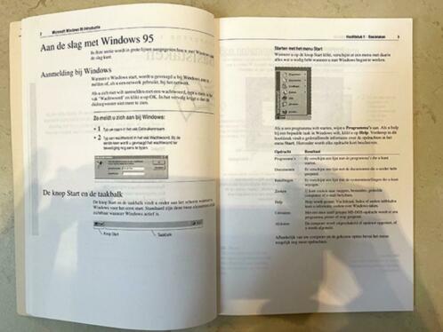 Microsoft Windows 95 besturingssysteem NL  boekje