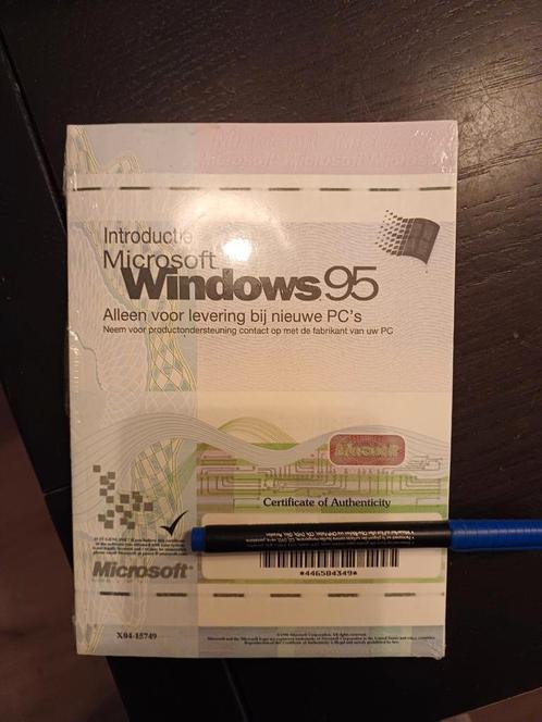 Microsoft Windows 95 besturingssysteem sealed