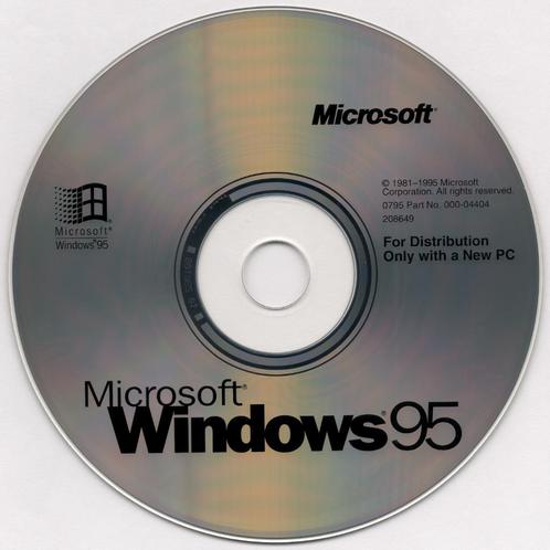 Microsoft Windows 95 incl licentie
