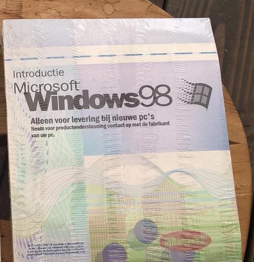 Microsoft Windows 98 pakket incl license (sealed)