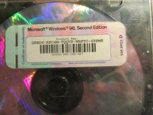 Microsoft WINDOWS 98 SE