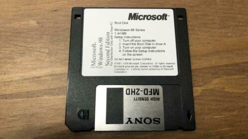 Microsoft Windows 98 Second Edition Boot Disk